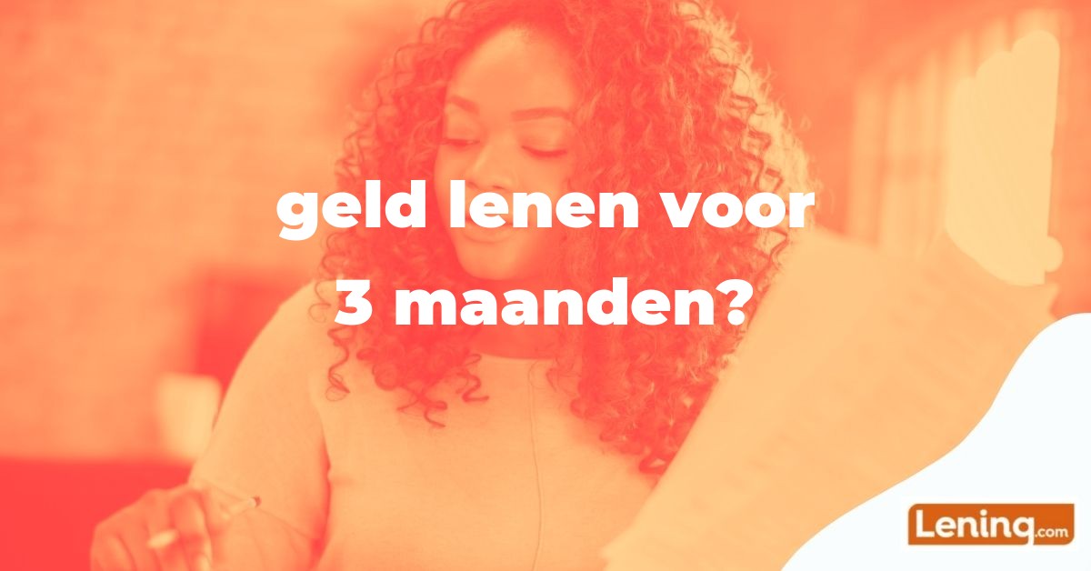 Featured image geld lenen voor 3 maanden